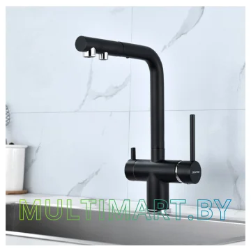 Смеситель Paulmark Serpentine Se213222-401 (антрацит) картинка 9